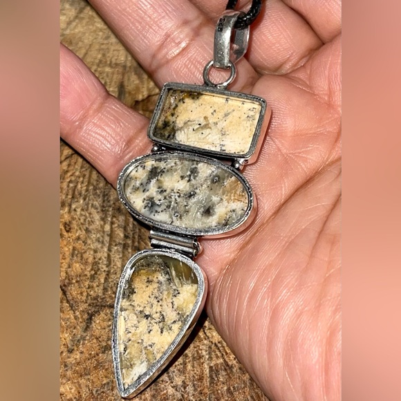 Large Dendritic Agate Pendant 3 1/4” - Picture 4 of 14